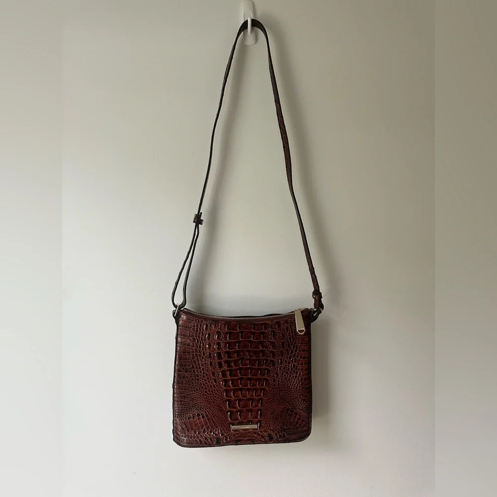 Brahmin Katie Crossbody in Pecan Melbourne - Picture 6 of 14